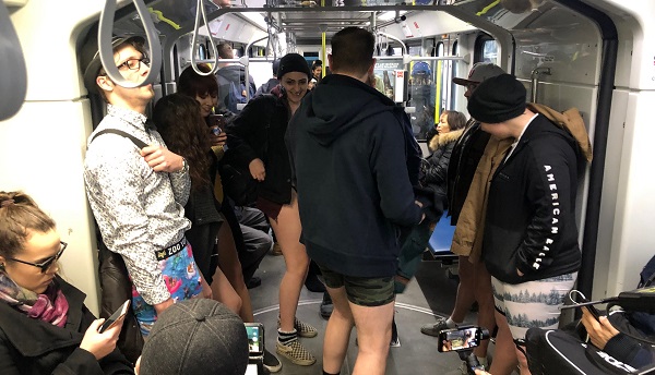 International transportation trend of 2019: ‘No Pants Subway Ride’