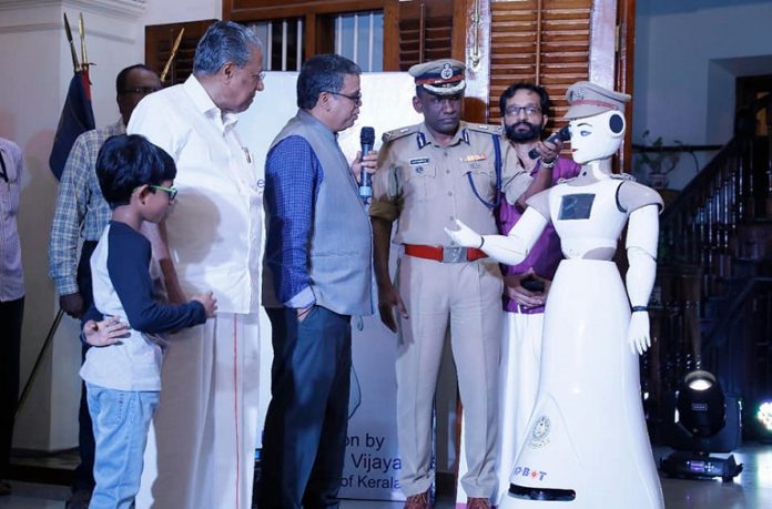 robot Cop in Kerala