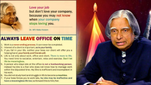 Former President Dr. APJ Abdul Kalam on Work Culture