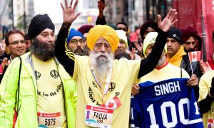 Fauja Singh in optimistic mode