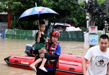 More than 83,000 evacuated as Typhoon Saudel floods coastal China
